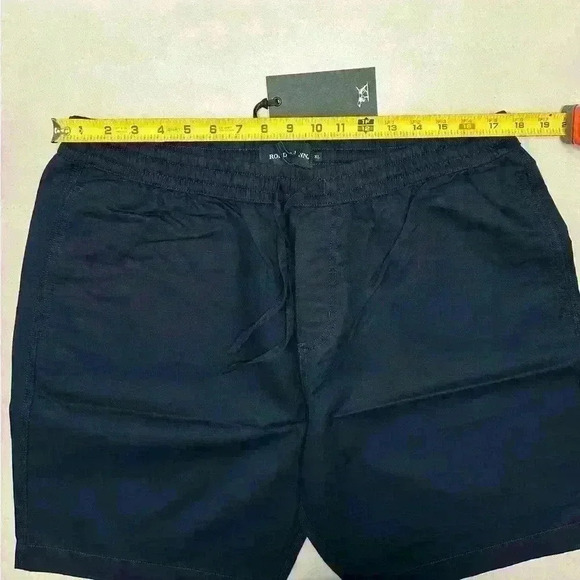NWT Rodd & Gunn Tucker Road Navy Resort Shorts Linen/Cotton Blend Size XL - Picture 2 of 12